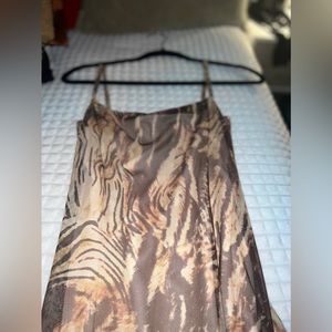 Brown maxi dress